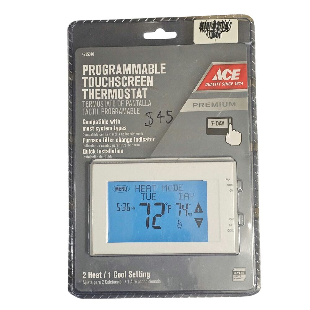 Programmable Touchscreen Thermostat NIB